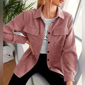 Ci Sono Outerwear Corduroy Shacket size M